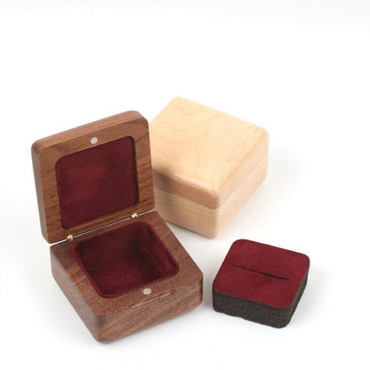 Black Walnut Solid Wood Jewelry Box