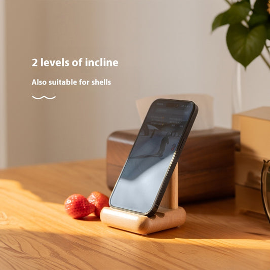 Creative Bunny Wooden Phone Stand – Cute Tatami Style Mobile Holder