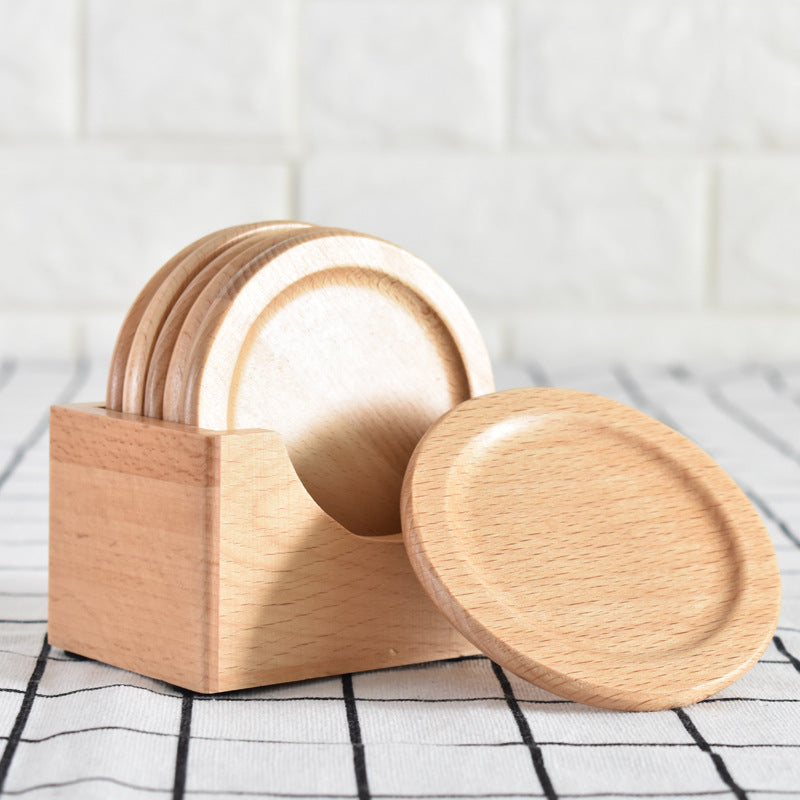 Handcrafted Japanese Walnut Tea Coaster for Kung Fu Tea Sets