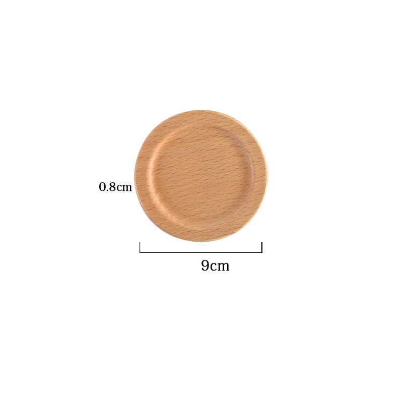 Handcrafted Japanese Walnut Tea Coaster for Kung Fu Tea Sets