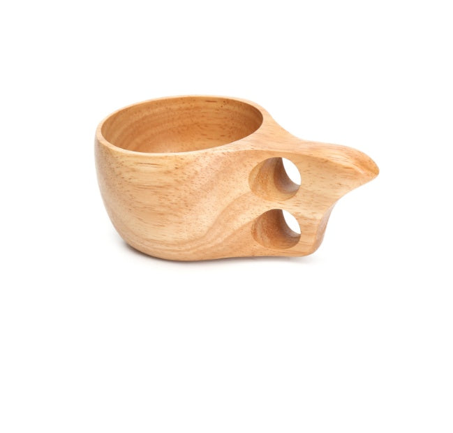 Portable Wooden Coffee Mug – Creative Wood-Grain Drinking Cup
