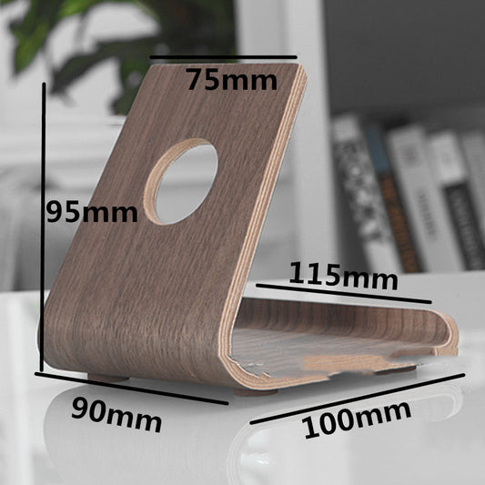 Wood Desktop Stand for Phone & Tablet