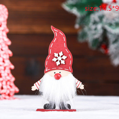 Christmas Wooden Gift Box Ornament – Festive Holiday Decoration & Gift