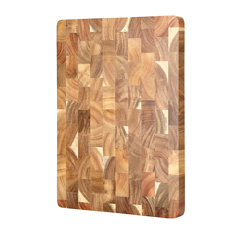 Acacia Solid Wood Cutting Board – Premium Thick Wooden Chopping Board for Kitchen