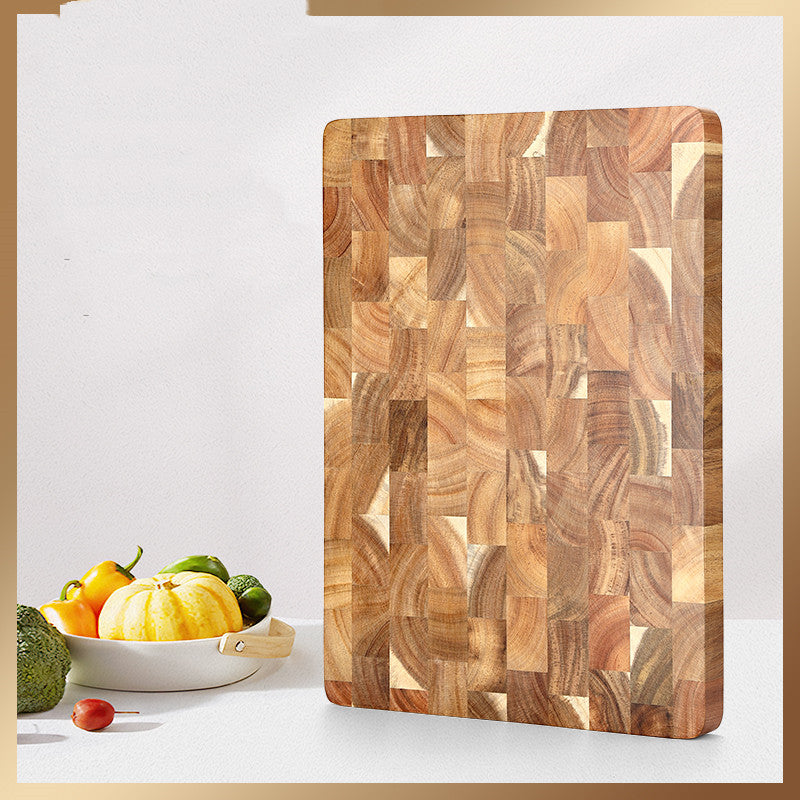 Acacia Solid Wood Cutting Board – Premium Thick Wooden Chopping Board for Kitchen
