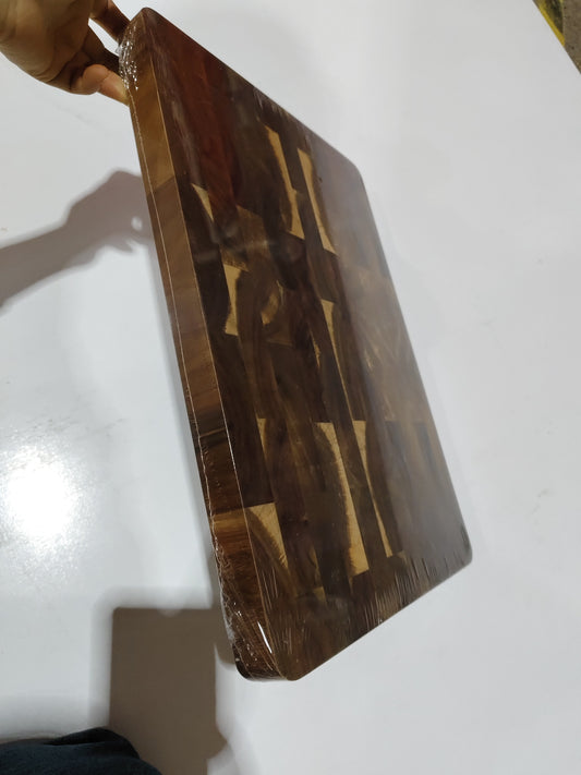 Acacia Solid Wood Cutting Board – Premium Thick Wooden Chopping Board for Kitchen