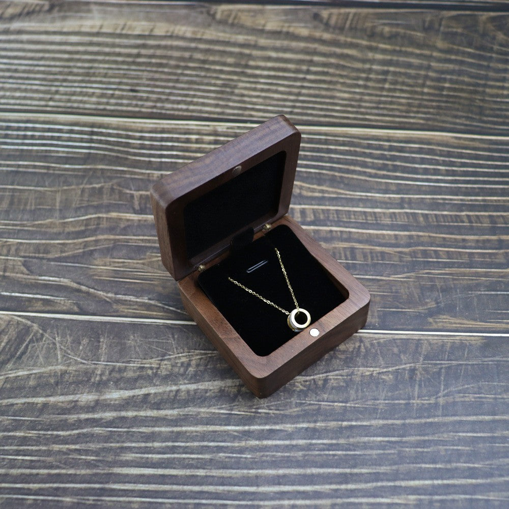 Walnut Retro Storage Box