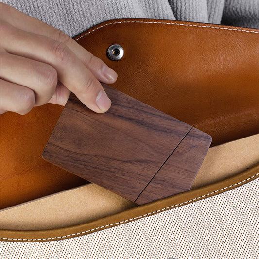 Solid Wood Card Holder